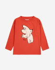 Bobo Choses - kids freedom bird t-shirt - red