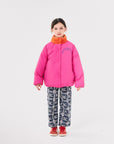 Bobo Choses - kids circle anorak with hood - fuchsia