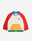 Bobo Choses - baby b.c. color block zipped sweatshirt - multicolor