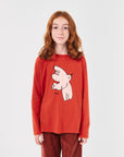 Bobo Choses - kids freedom bird t-shirt - red