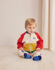 Bobo Choses - baby b.c. color block zipped sweatshirt - multicolor