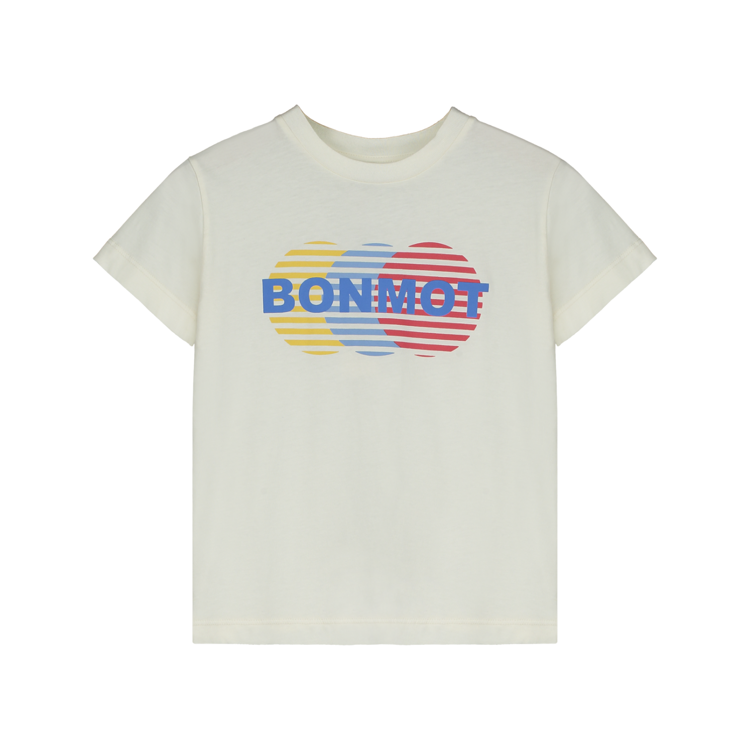 Bonmot - kids t-shirt - bonmot circles - ivory