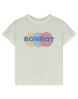 Bonmot - kids t-shirt - bonmot circles - ivory