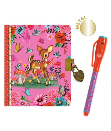Djeco - fiona little secret notebook with magic pen