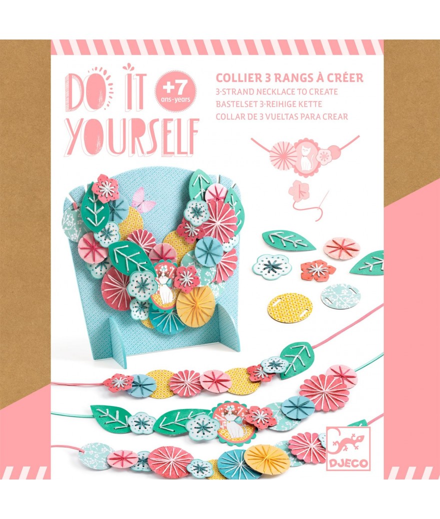 Djeco - do it yourself - flora necklace