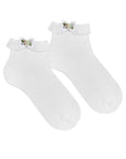 Condor - ceremony ankle socks with bow - 2.728/3 200 - white