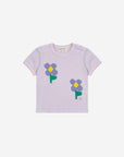 Bobo Choses - baby pansy flower t-shirt - Lavender