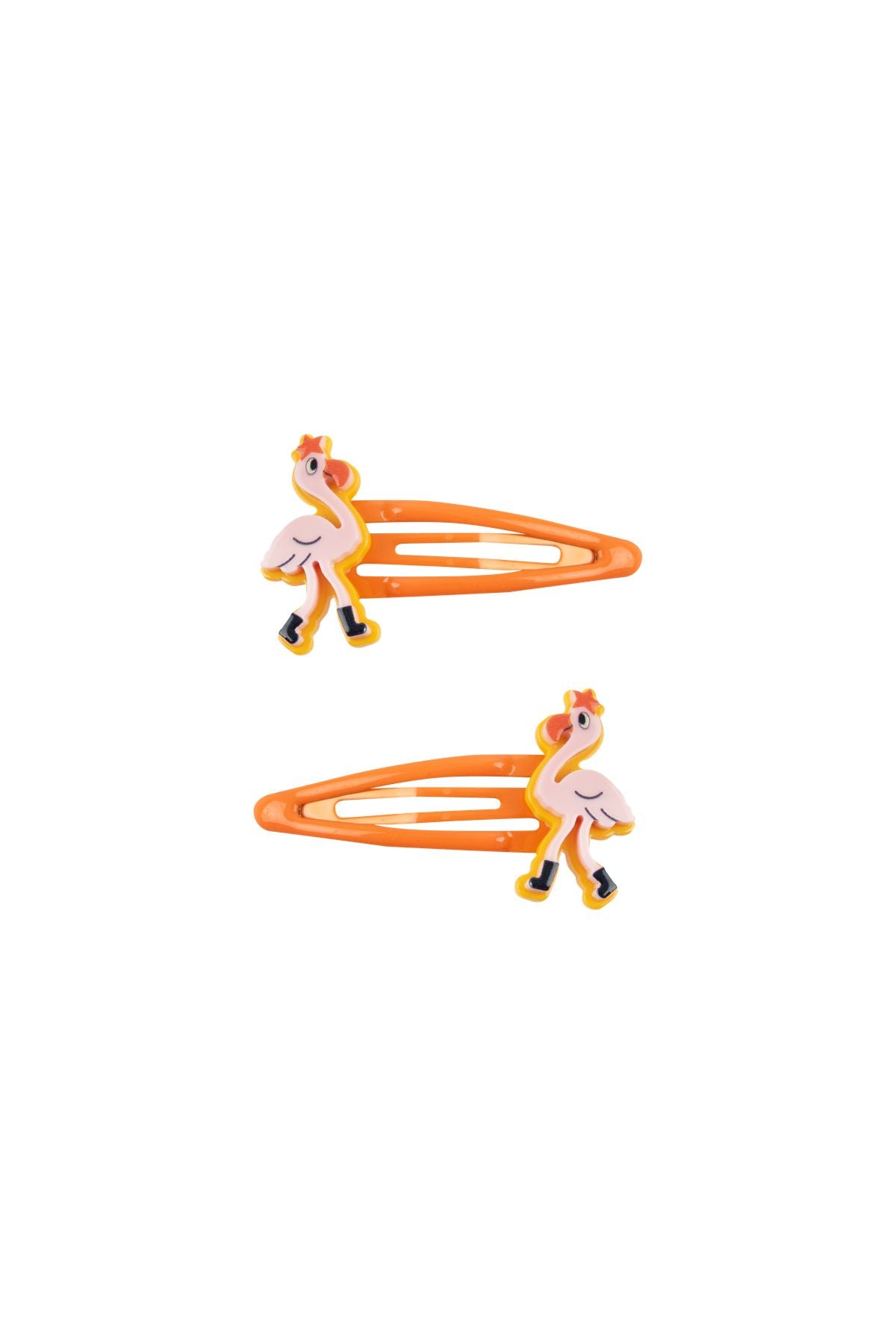 Tiny Cottons - flamingo hair clip set - light pink