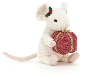 Jellycat - merry mouse present