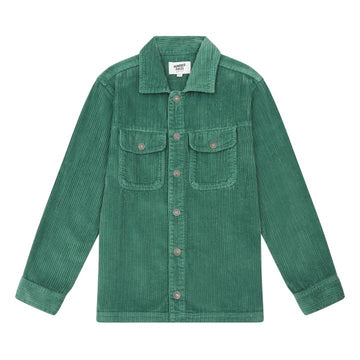 Hundred Pieces - velours overshirt - green