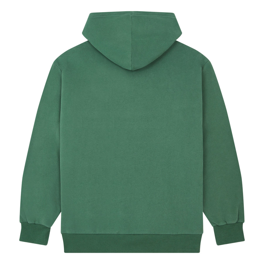 Hundred Pieces - cotton hoodie  - chrome green