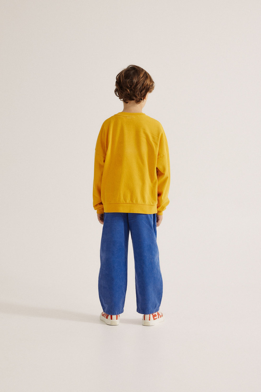The Campamento - Blue washed kids trousers - Blue
