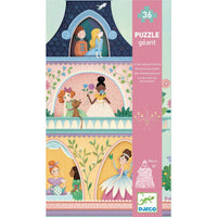 Djeco - giga puzzel - prinsessen toren (90cm)