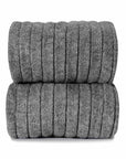 Condor - basic rib short socks - 2.016/4 230 - light grey