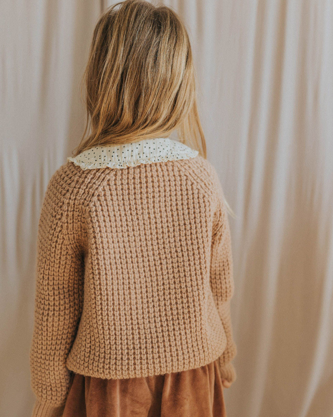 Buho - kids - soft knit jumper - antic rose