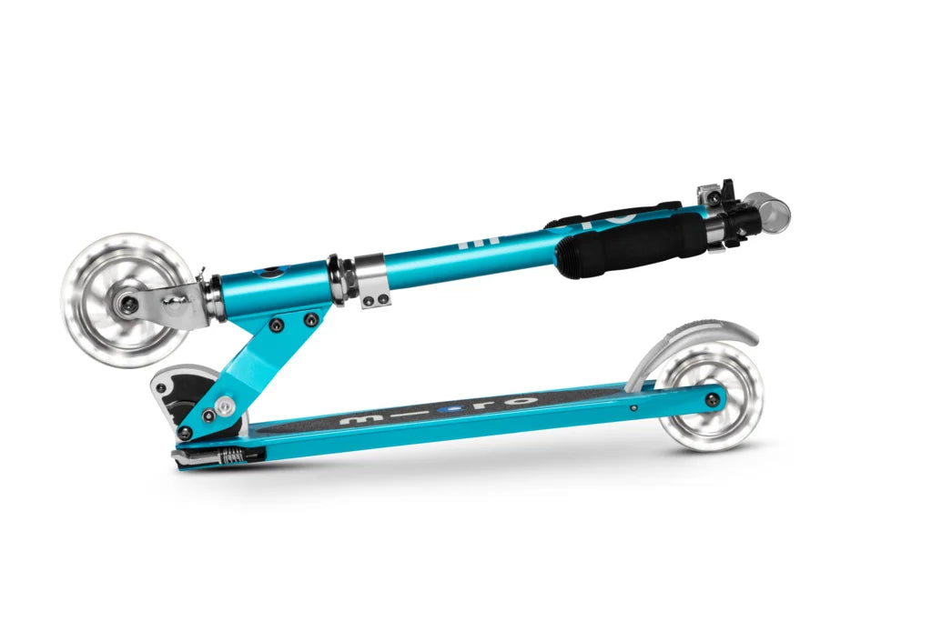 Micro Step - foldable Scooter Micro sprite led - ocean blue