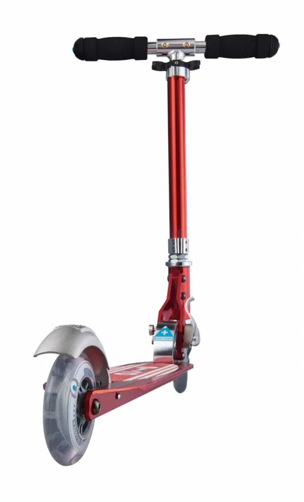 Micro Step - foldable Scooter Micro sprite - red stripe