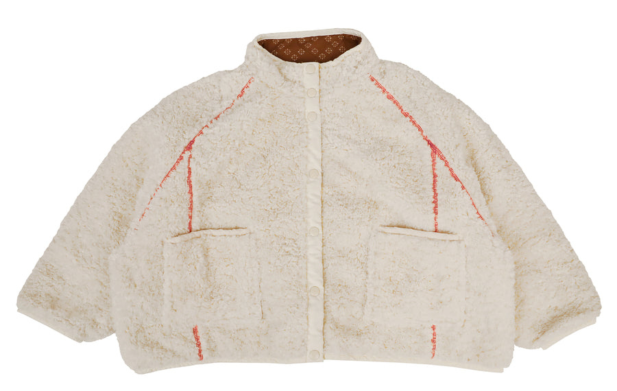 Tambere - reversible faux shearling jacket