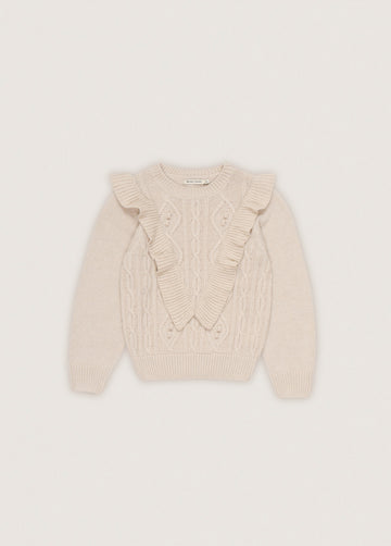 The new society - lucia jumper - sand