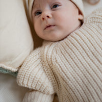 1+ in the family - Indy - knit vest - ecru
