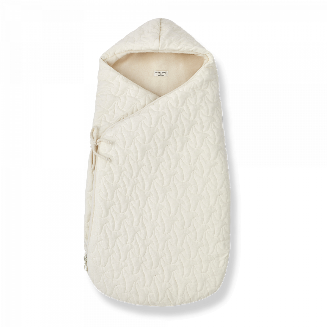 1+ in the family - Corine - quilted baby nest - ecru