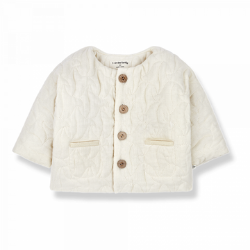 1+ in the family - heidi - quilted jacket - ecru