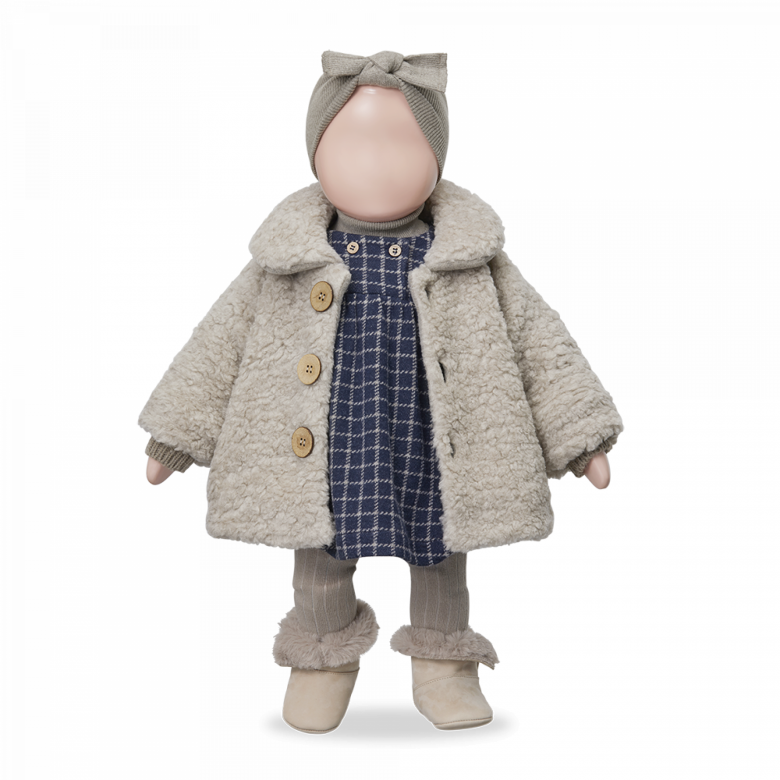1+ in the family - nuna - teddy jacket - taupe
