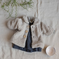1+ in the family - nuna - teddy jacket - taupe