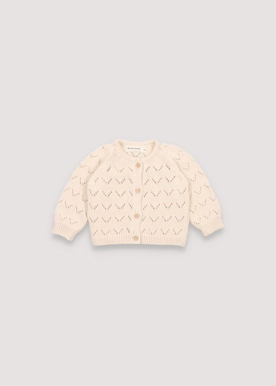 The new society - Franklin baby cardigan - natural