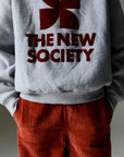 The New Society - Space sweater - mist melange