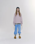 Main Story - bubble sweatshirt - rose fleece