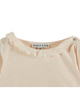 Emile et Ida - jersey collar tee - creme