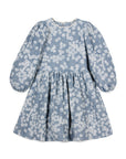 Mipounet - SPECIAL US clementine jacquard dress OVER THE KNEE VERSION - blue