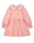 Mipounet - carine corduroy dress - coral