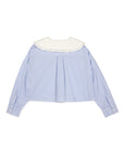 Mipounet - camille popelin blouse - blue