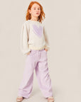 Mipounet - diana corduroy wide pant - mauve