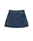 Mipounet - ona cargo mini skirt - denim