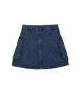 Mipounet - ona cargo mini skirt - denim