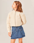 Mipounet - ona cargo mini skirt - denim