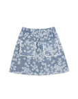 Mipounet - clementine jacquard skirt - blue