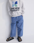 The New Society - meganisi - denim pants - mid blue