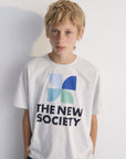 The New Society - Mykonos - t-shirt - grey melange