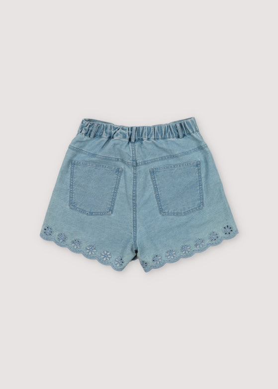 The New Society - Niobe - denim short - mid blue