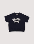 The New Society - Pylos - short sleeve sweatshirt - navy