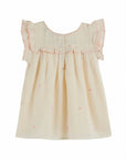 Emile et Ida - baby - embroided dress - ecru