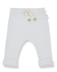 1+ in the family - hugo - rib stripe pants - misty blue