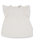 1+ in the family - amaranti - frill top - ecru