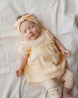 1+ in the family - noa - muslin headband - peach