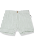 1+ in the family - mirko - muslin shorts - pale aqua