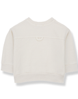 1+ in the family - esteban - fleece sweatshirt - off white